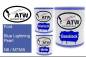 Preview: Ford, Blue Lightning Pearl, N6 / M7365: 1L Lackdose + 1L Klarlack + 500ml Härter - Set, von ATW Autoteile West.
